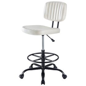Adjustable Height & Foot Rest Office Desk Chairs with Backrest
