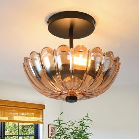 Semi Flush Mount Ceiling Light, Modern Kitchen Lighting Fixtures Ceiling, Rustic Ceiling Light Fixtures