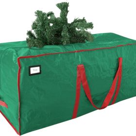 Cosy Family 7.5 Ft Christmas Tree Storage Bag - Durable Heavy Duty Extra Large Artificial Xmas Holiday Tree Bag With Reinforced Handles And Dual (Option: GREEN)